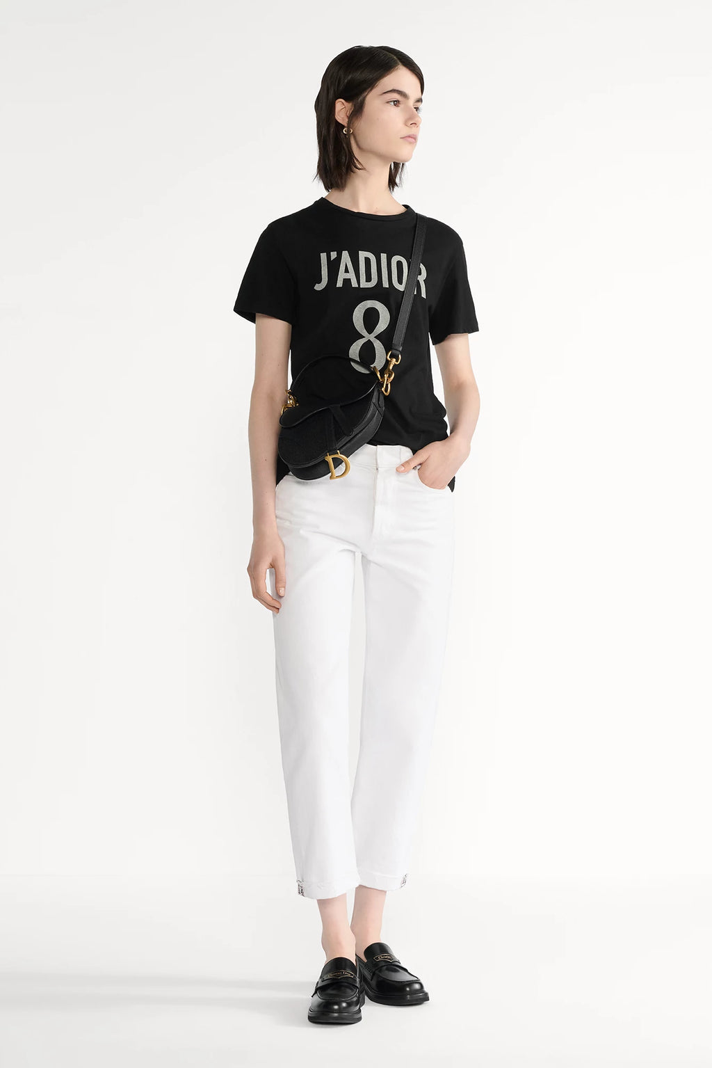 Dior Saddle Bag Black Grained Calfskin