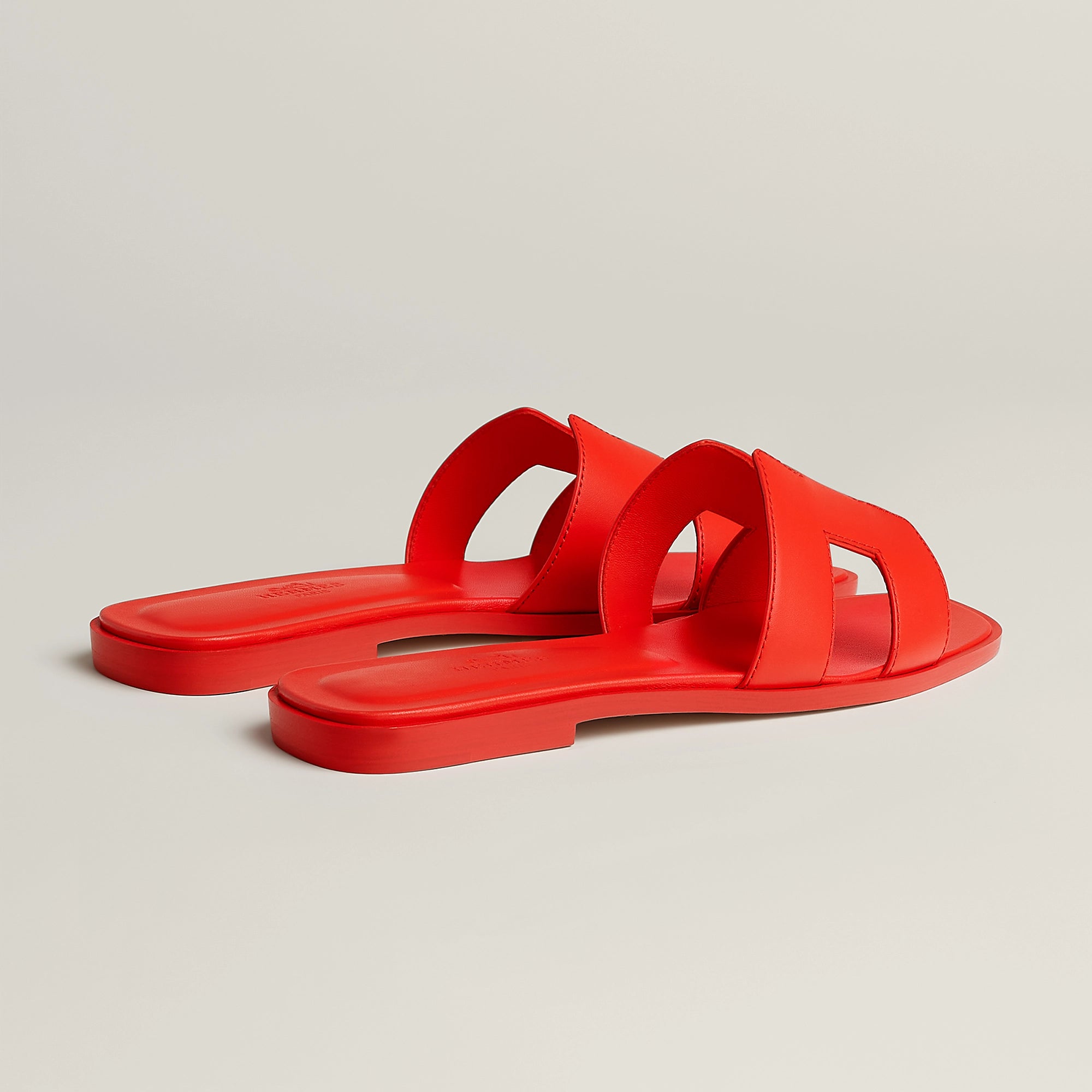 Hermes Oran Hill Sandal Rouge Rubis size