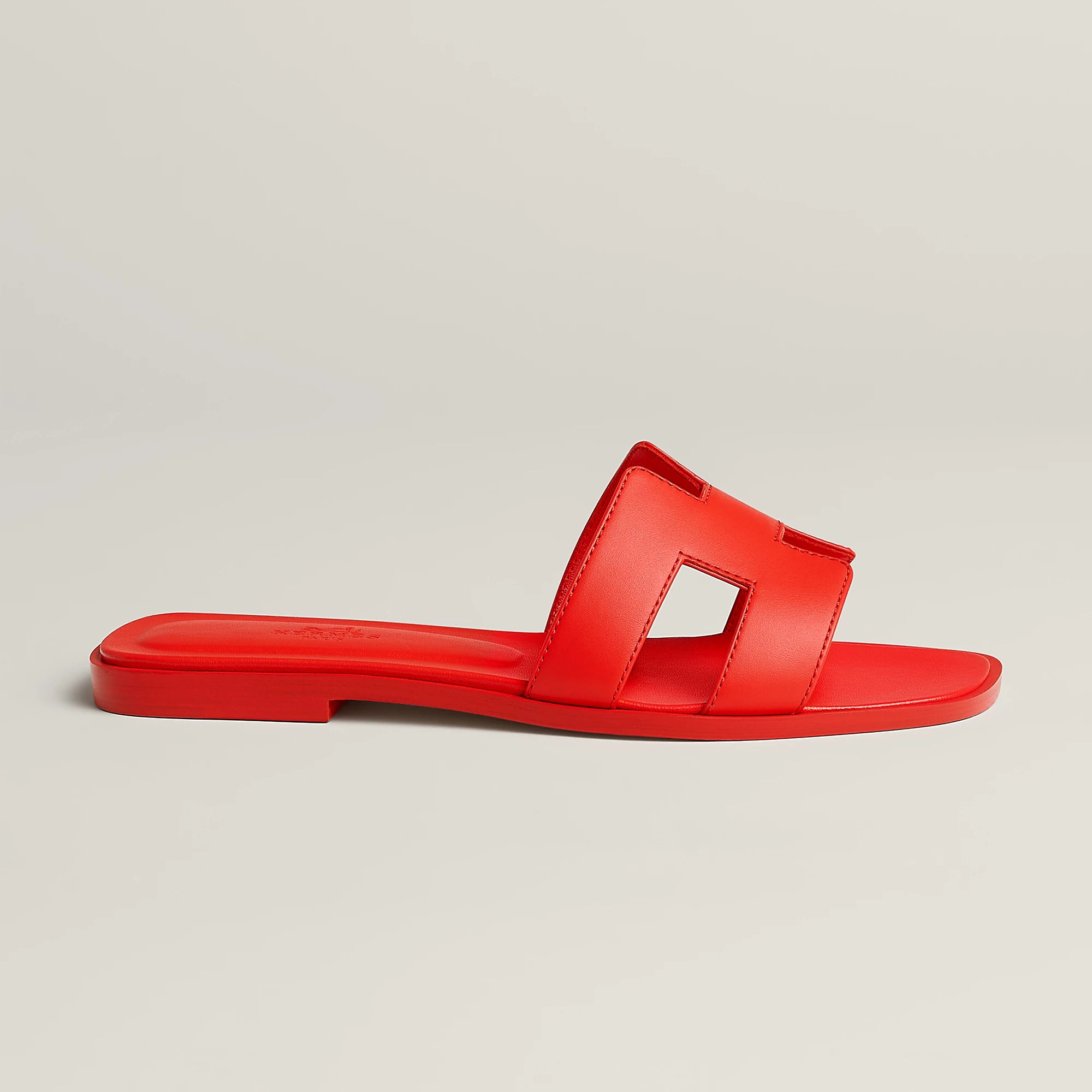 Hermes Oran Hill Sandal Rouge Rubis size