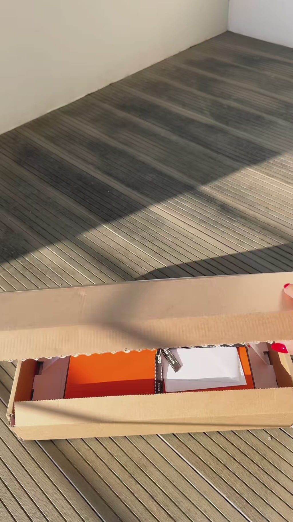 Hermes Oran Hill Sandal Rouge Rubis size